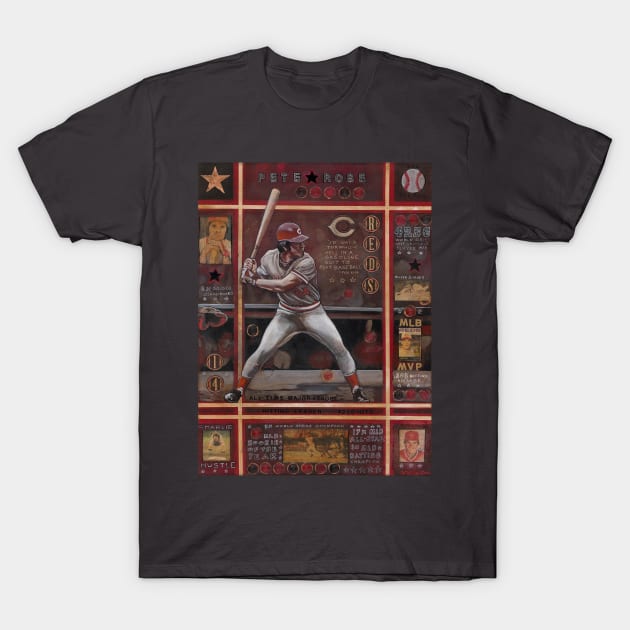 pete rose T-Shirt by Raybomusic01